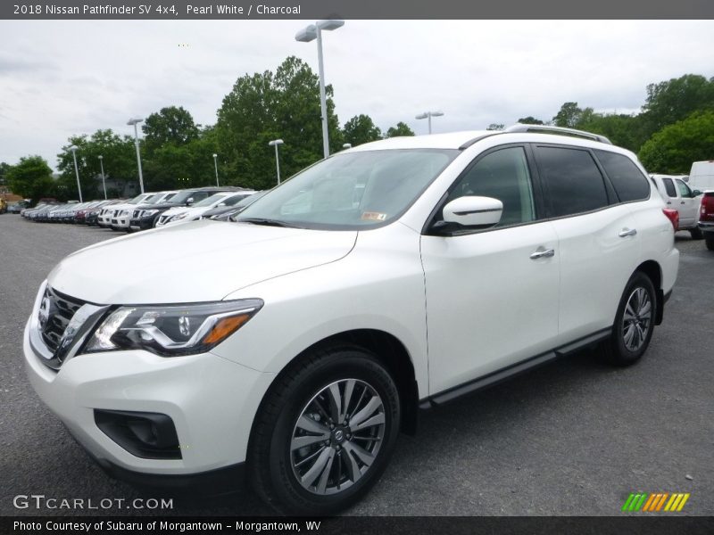 Pearl White / Charcoal 2018 Nissan Pathfinder SV 4x4