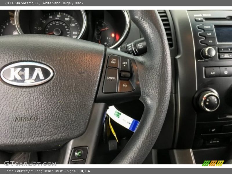 White Sand Beige / Black 2011 Kia Sorento LX