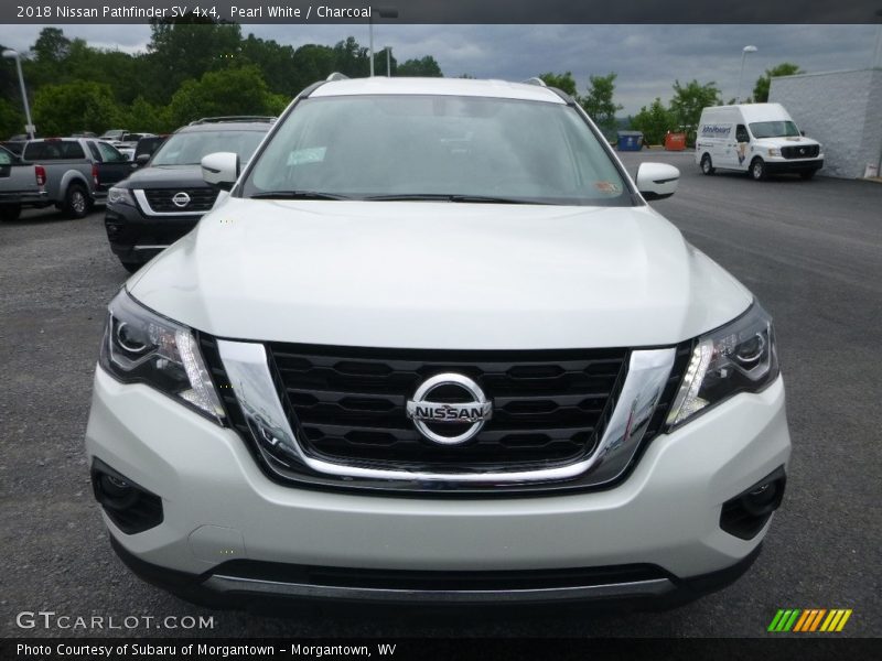 Pearl White / Charcoal 2018 Nissan Pathfinder SV 4x4