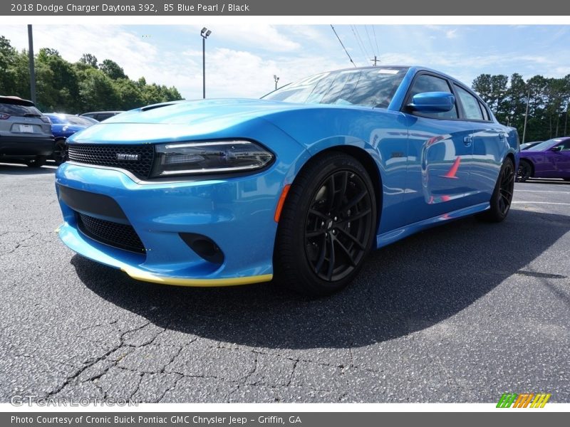 B5 Blue Pearl / Black 2018 Dodge Charger Daytona 392
