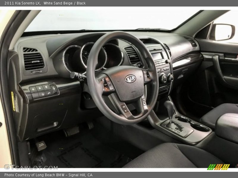 White Sand Beige / Black 2011 Kia Sorento LX
