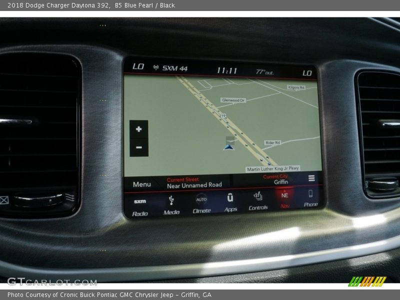 B5 Blue Pearl / Black 2018 Dodge Charger Daytona 392