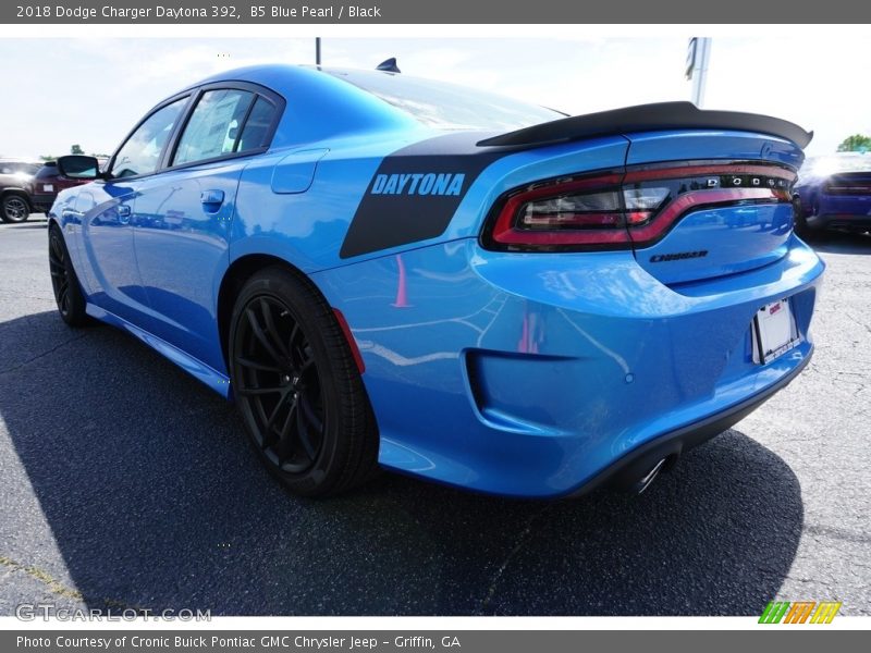 B5 Blue Pearl / Black 2018 Dodge Charger Daytona 392