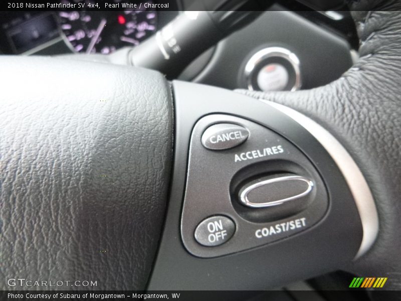 Pearl White / Charcoal 2018 Nissan Pathfinder SV 4x4
