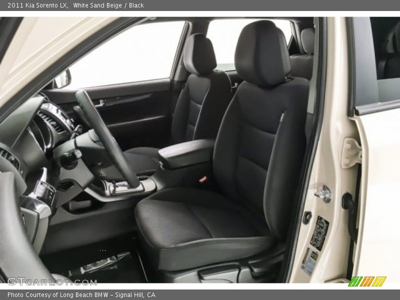 White Sand Beige / Black 2011 Kia Sorento LX