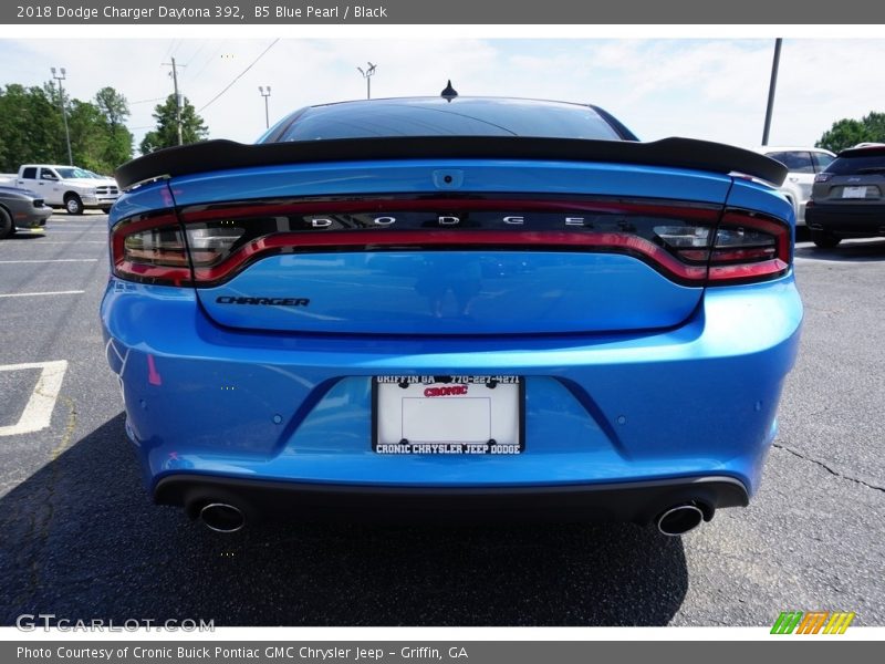 B5 Blue Pearl / Black 2018 Dodge Charger Daytona 392