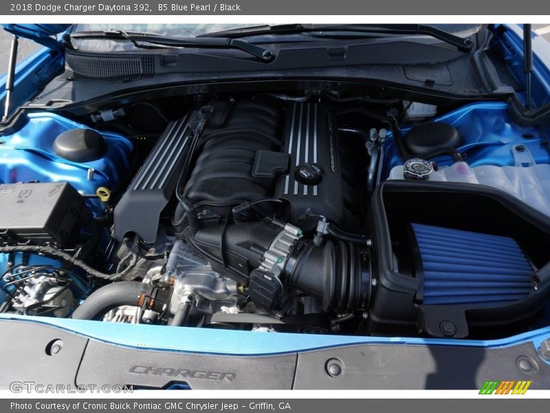 B5 Blue Pearl / Black 2018 Dodge Charger Daytona 392