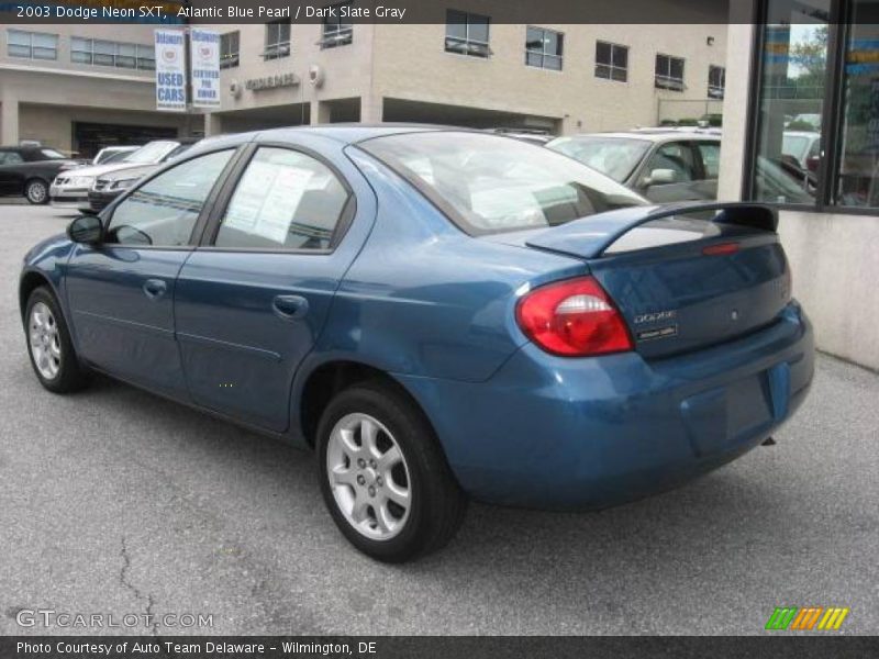 Atlantic Blue Pearl / Dark Slate Gray 2003 Dodge Neon SXT