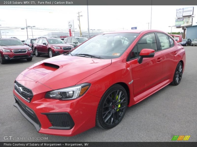 Front 3/4 View of 2018 WRX STI