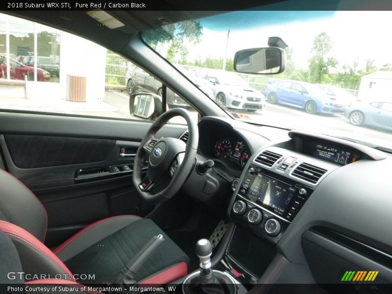 Pure Red / Carbon Black 2018 Subaru WRX STI