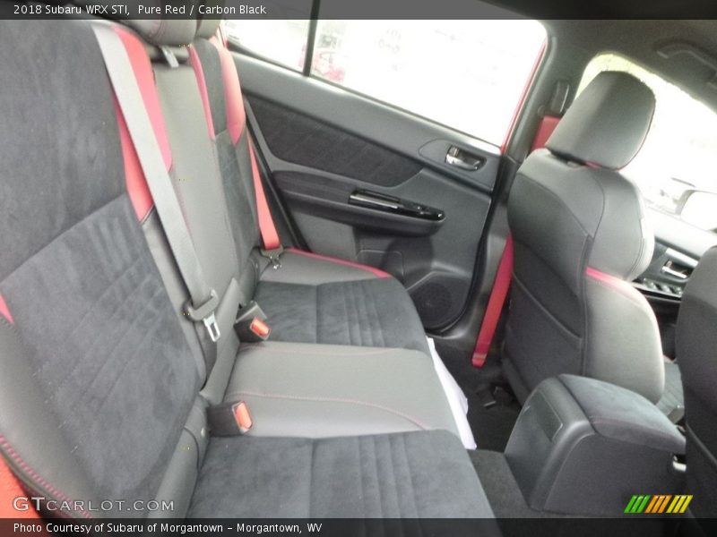 Rear Seat of 2018 WRX STI