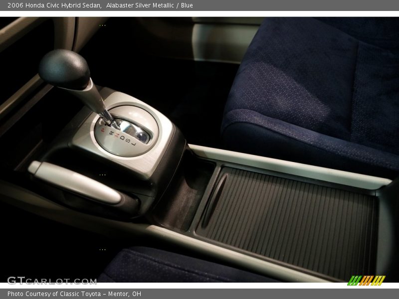 Alabaster Silver Metallic / Blue 2006 Honda Civic Hybrid Sedan
