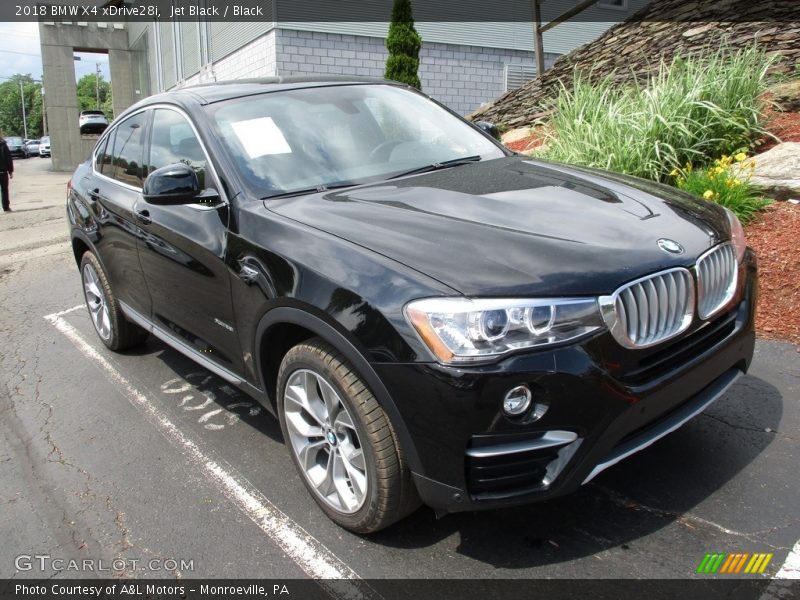 Jet Black / Black 2018 BMW X4 xDrive28i