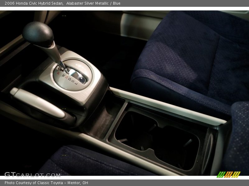 Alabaster Silver Metallic / Blue 2006 Honda Civic Hybrid Sedan