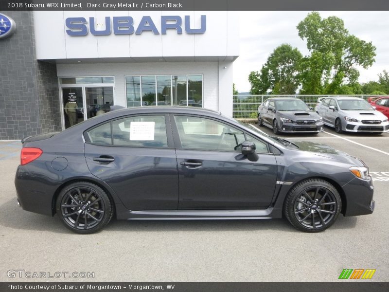 Dark Gray Metallic / Carbon Black 2018 Subaru WRX Limited