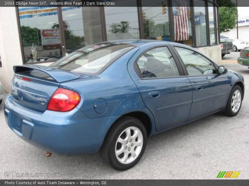 Atlantic Blue Pearl / Dark Slate Gray 2003 Dodge Neon SXT