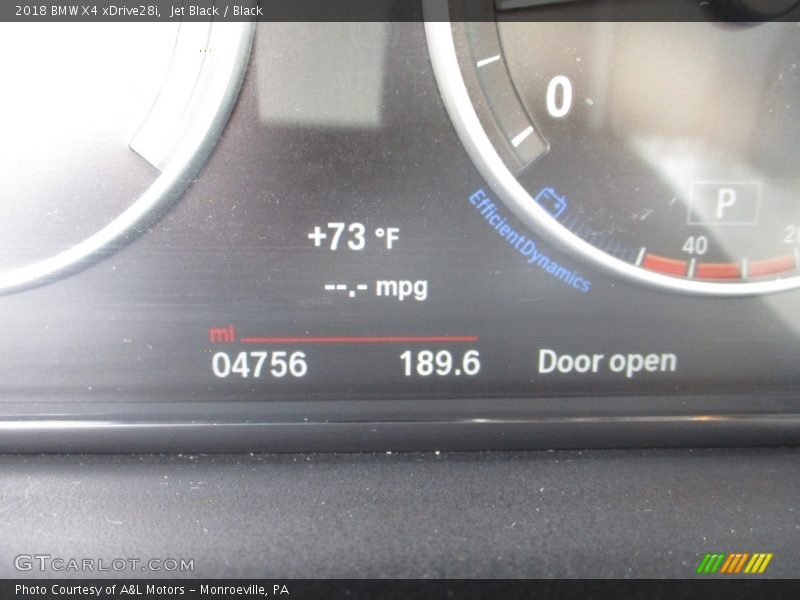 Jet Black / Black 2018 BMW X4 xDrive28i
