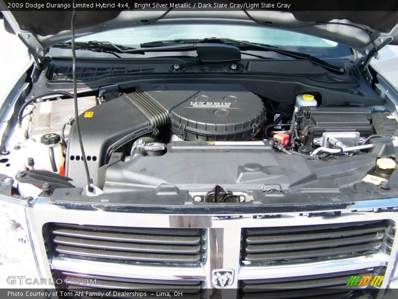 Bright Silver Metallic / Dark Slate Gray/Light Slate Gray 2009 Dodge Durango Limited Hybrid 4x4