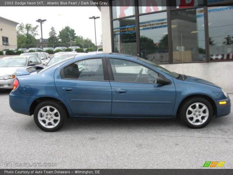 Atlantic Blue Pearl / Dark Slate Gray 2003 Dodge Neon SXT