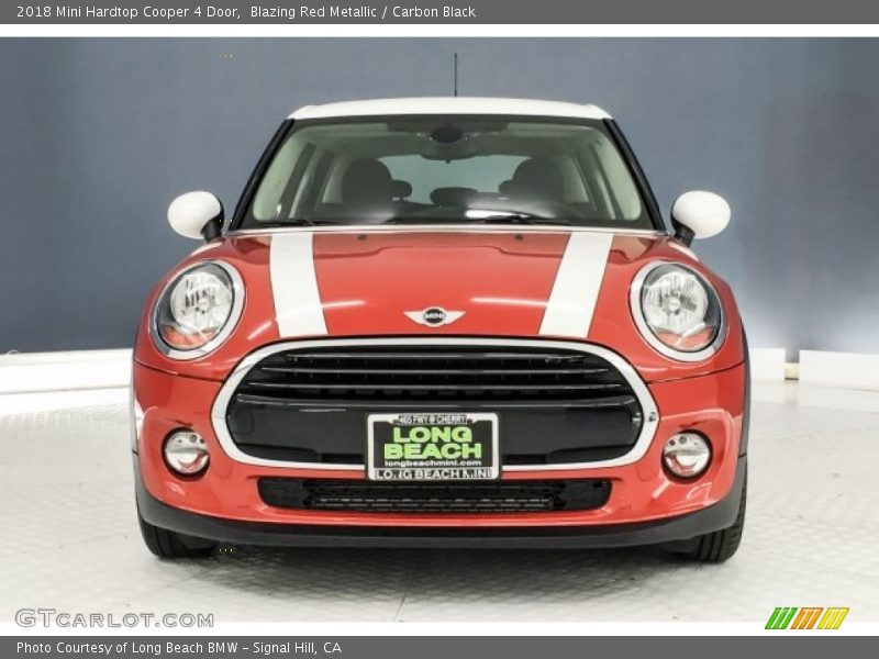 Blazing Red Metallic / Carbon Black 2018 Mini Hardtop Cooper 4 Door