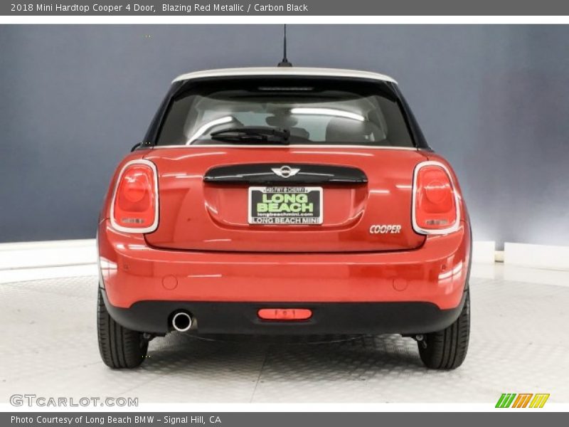Blazing Red Metallic / Carbon Black 2018 Mini Hardtop Cooper 4 Door