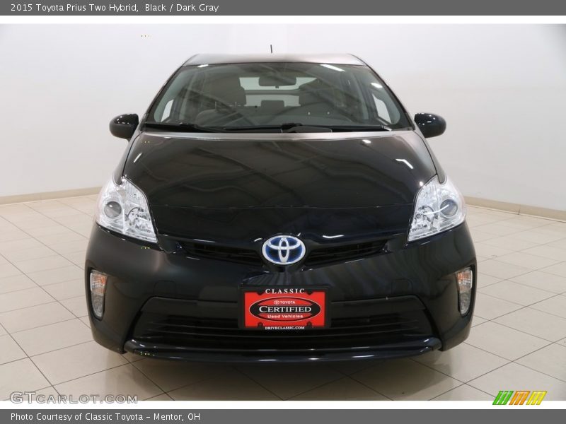 Black / Dark Gray 2015 Toyota Prius Two Hybrid