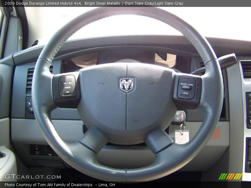 Bright Silver Metallic / Dark Slate Gray/Light Slate Gray 2009 Dodge Durango Limited Hybrid 4x4