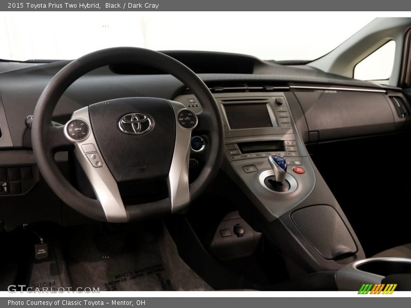 Black / Dark Gray 2015 Toyota Prius Two Hybrid