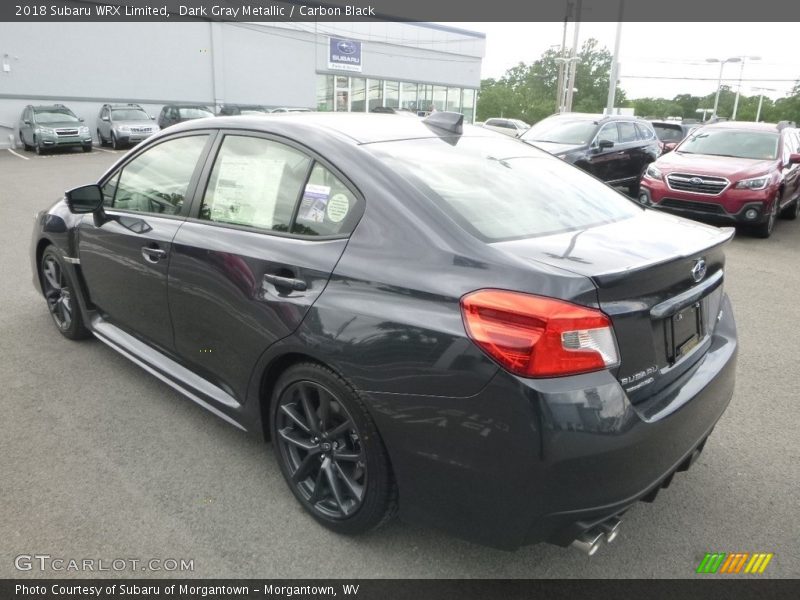 Dark Gray Metallic / Carbon Black 2018 Subaru WRX Limited