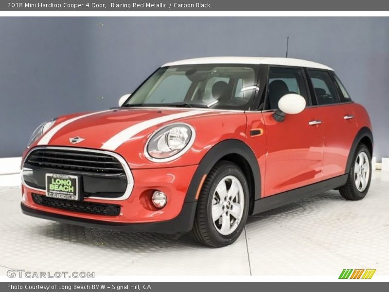 Blazing Red Metallic / Carbon Black 2018 Mini Hardtop Cooper 4 Door
