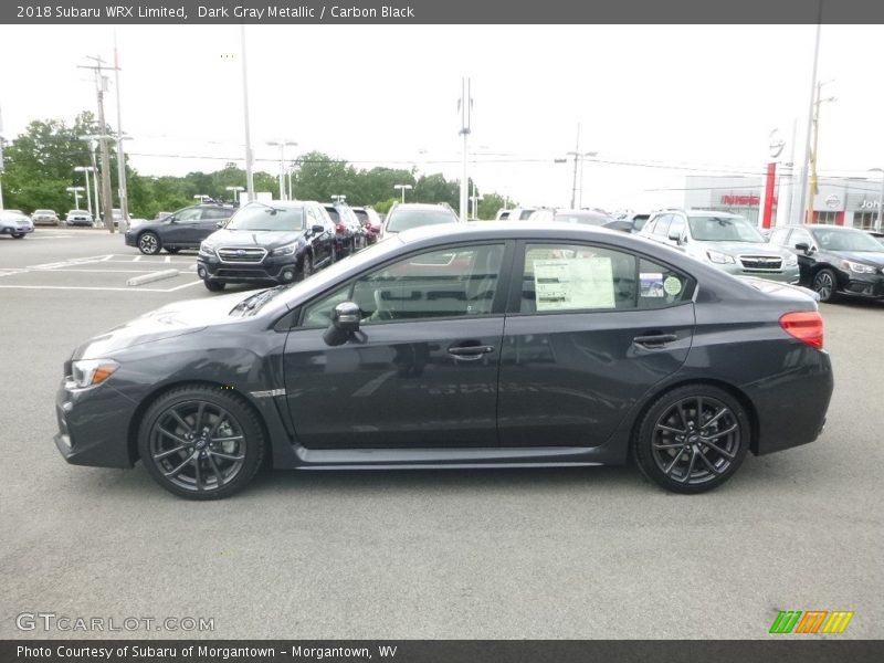 Dark Gray Metallic / Carbon Black 2018 Subaru WRX Limited