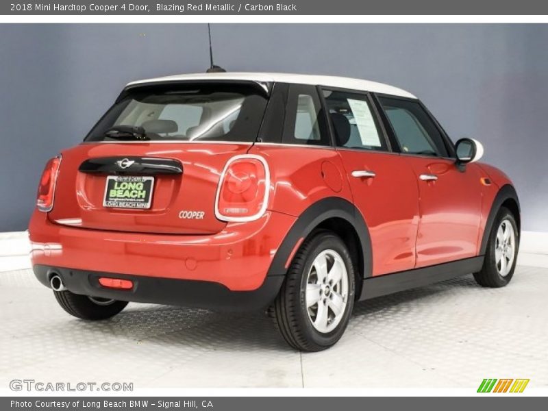 Blazing Red Metallic / Carbon Black 2018 Mini Hardtop Cooper 4 Door