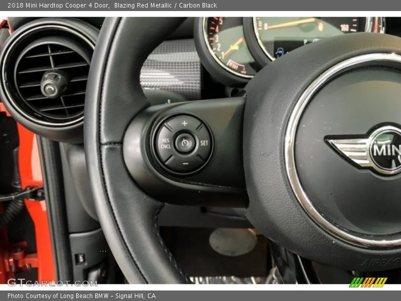 Blazing Red Metallic / Carbon Black 2018 Mini Hardtop Cooper 4 Door