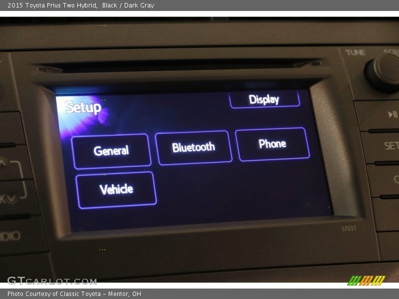 Black / Dark Gray 2015 Toyota Prius Two Hybrid