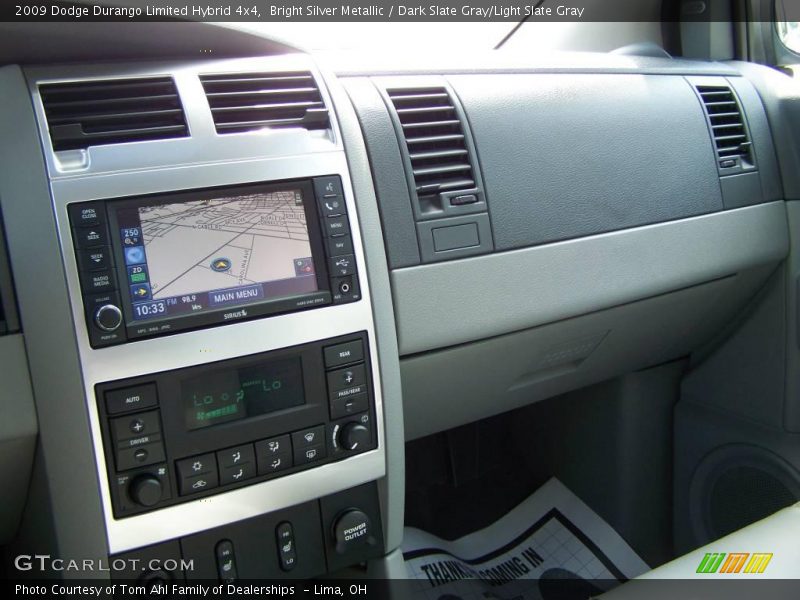 Bright Silver Metallic / Dark Slate Gray/Light Slate Gray 2009 Dodge Durango Limited Hybrid 4x4