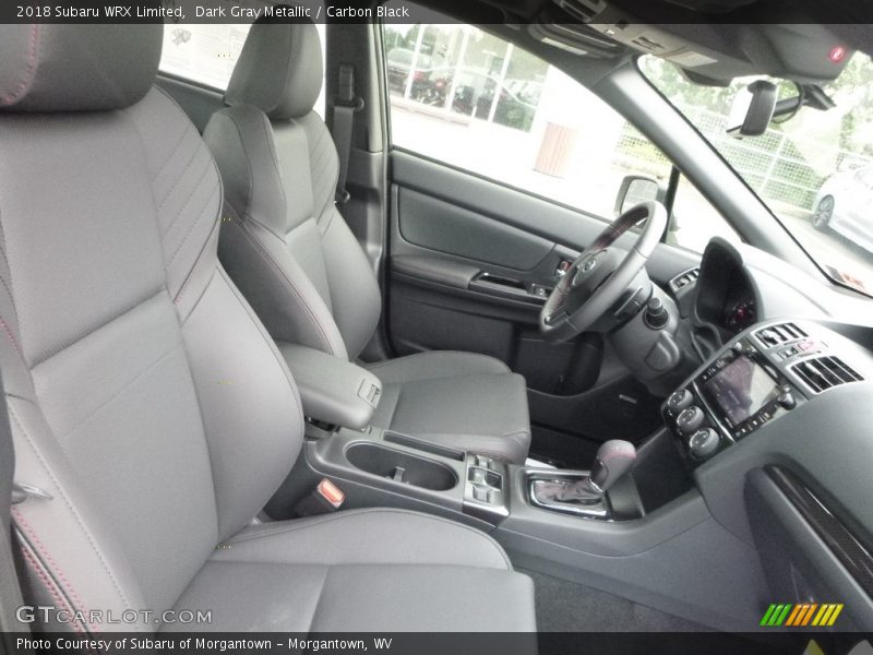  2018 WRX Limited Carbon Black Interior