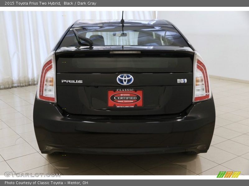 Black / Dark Gray 2015 Toyota Prius Two Hybrid