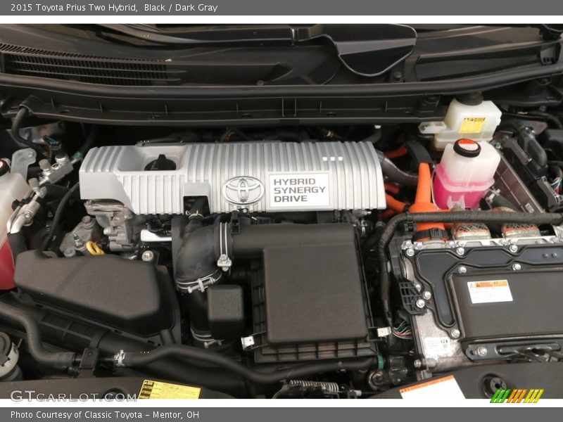 Black / Dark Gray 2015 Toyota Prius Two Hybrid