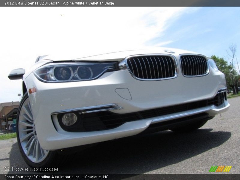 Alpine White / Venetian Beige 2012 BMW 3 Series 328i Sedan