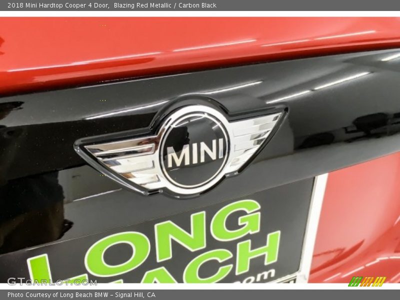 Blazing Red Metallic / Carbon Black 2018 Mini Hardtop Cooper 4 Door