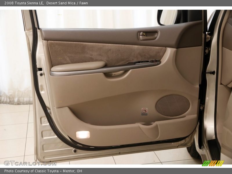 Desert Sand Mica / Fawn 2008 Toyota Sienna LE