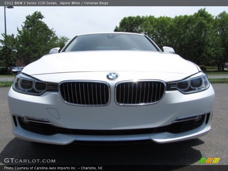 Alpine White / Venetian Beige 2012 BMW 3 Series 328i Sedan