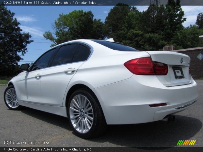 Alpine White / Venetian Beige 2012 BMW 3 Series 328i Sedan