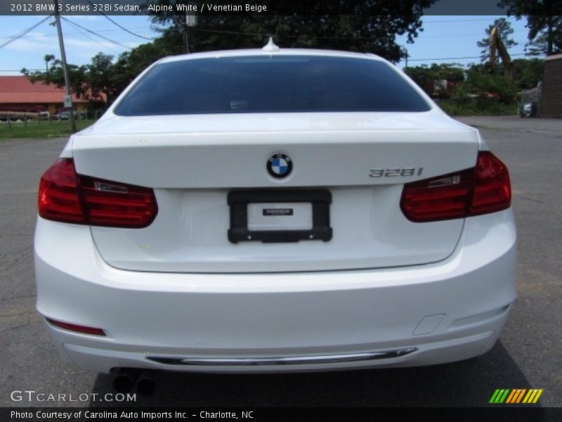 Alpine White / Venetian Beige 2012 BMW 3 Series 328i Sedan