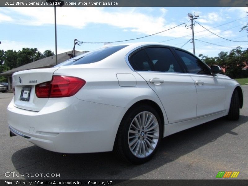 Alpine White / Venetian Beige 2012 BMW 3 Series 328i Sedan