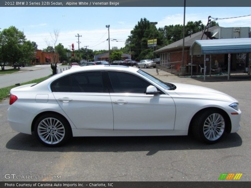 Alpine White / Venetian Beige 2012 BMW 3 Series 328i Sedan