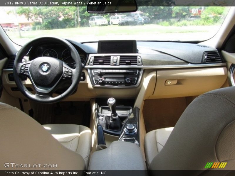 Alpine White / Venetian Beige 2012 BMW 3 Series 328i Sedan