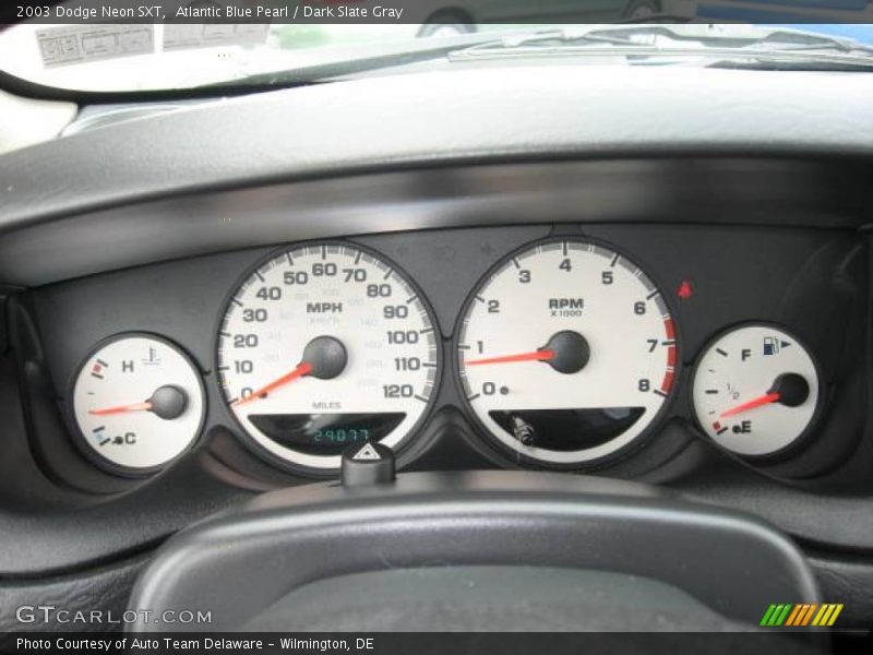 Atlantic Blue Pearl / Dark Slate Gray 2003 Dodge Neon SXT
