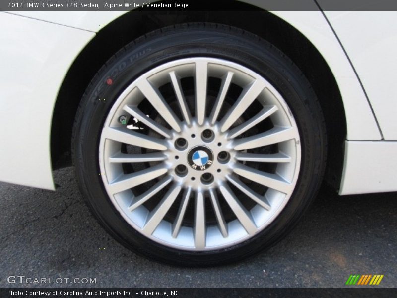 Alpine White / Venetian Beige 2012 BMW 3 Series 328i Sedan