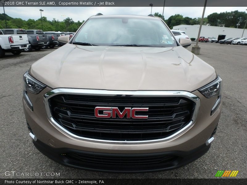 Coppertino Metallic / ­Jet Black 2018 GMC Terrain SLE AWD